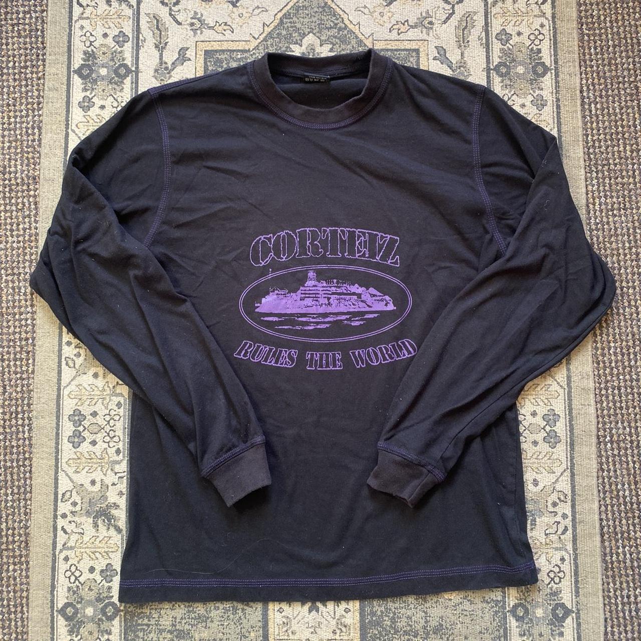 Corteiz Corteiz Dropout Hoodie Black/Purple | Grailed