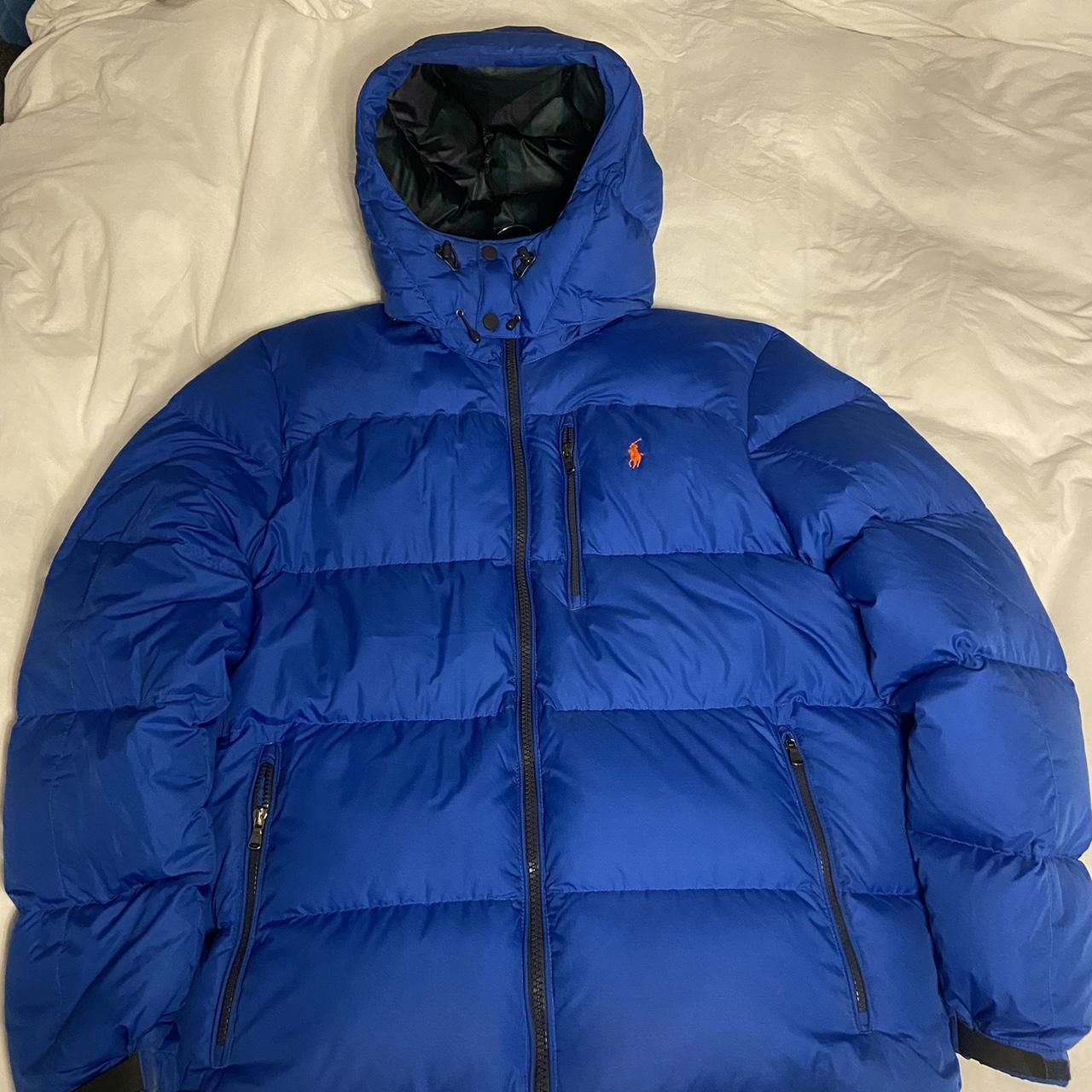 Mens blue Ralph Lauren winter jacket. Great... - Depop