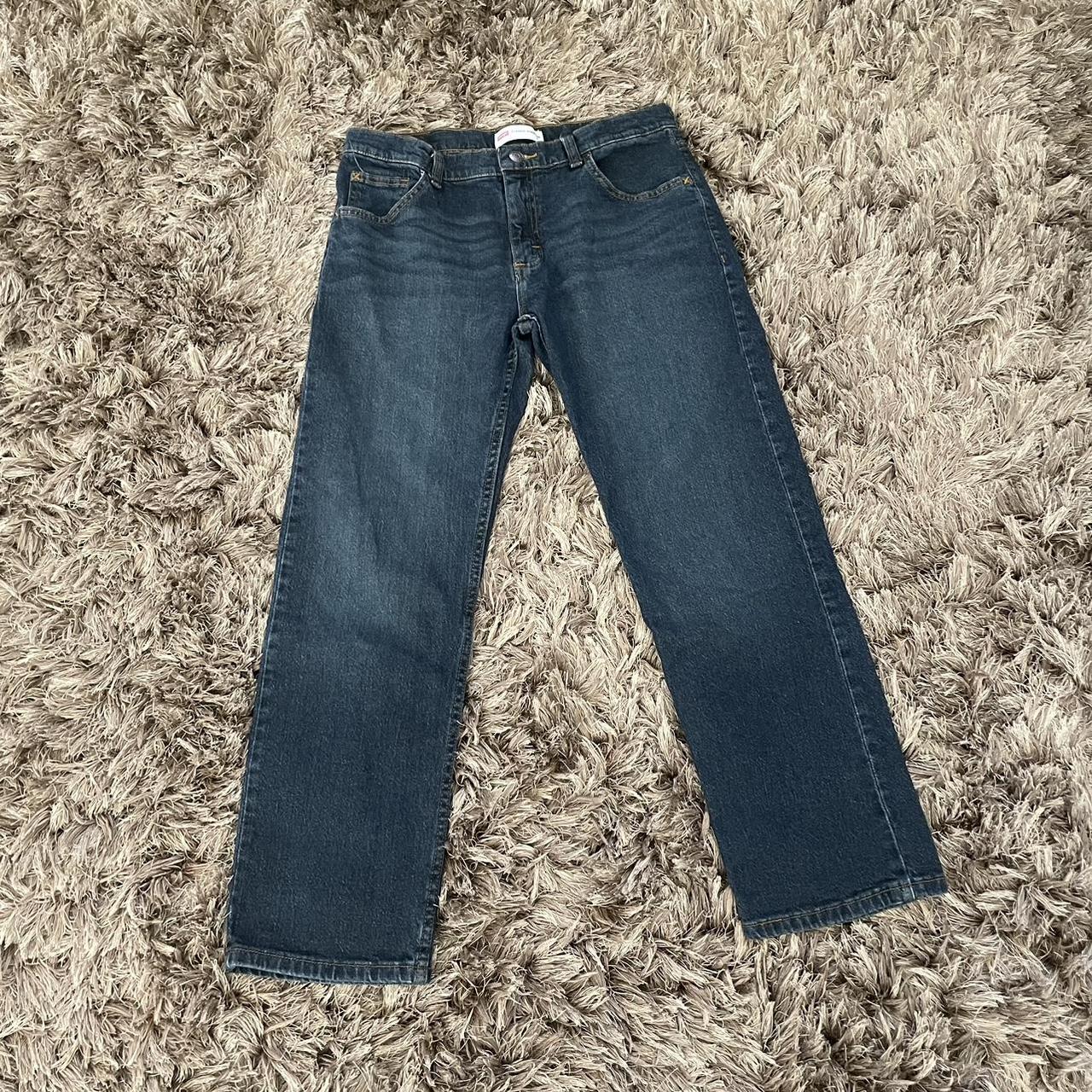 Wrangler Classic Straight Jeans Youth 14 Husky 30” Depop