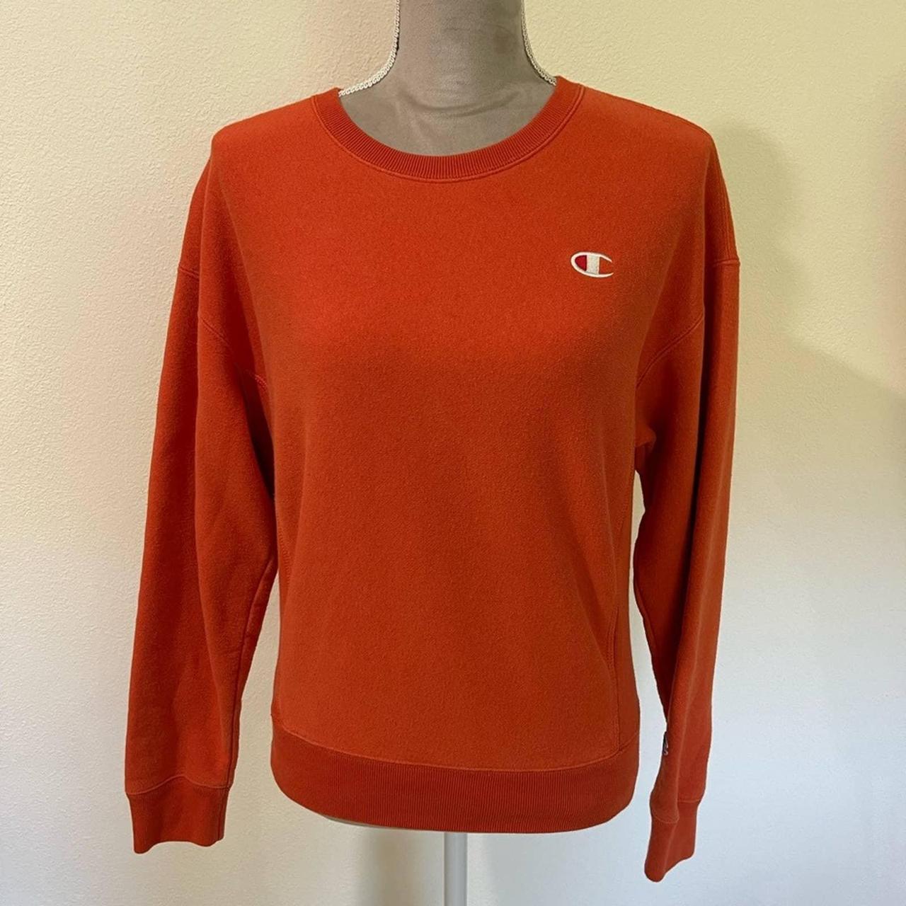 Champion orange outlet jumper