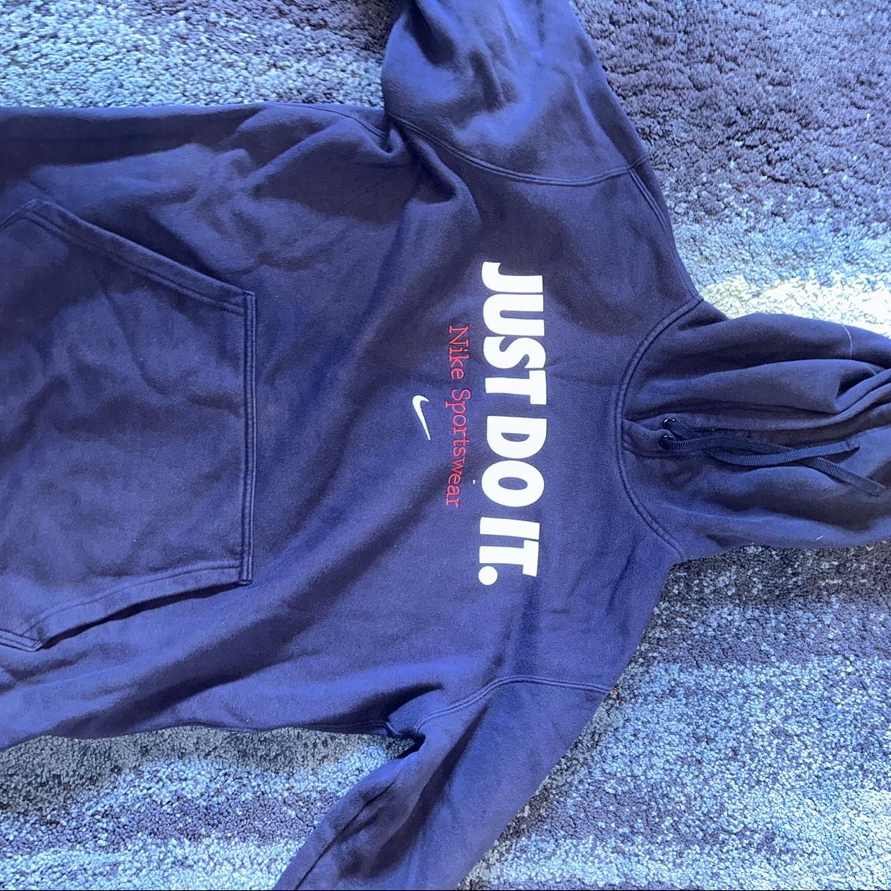 mens nike just do it sweatshirt