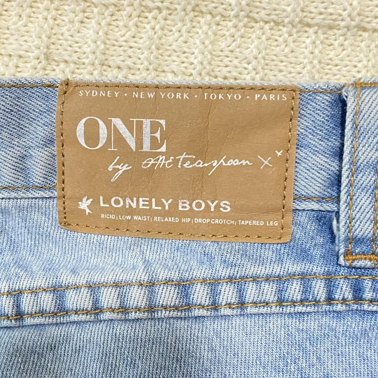 Good one teaspoon lonely boys low waist drop crotch and relaxed jeans