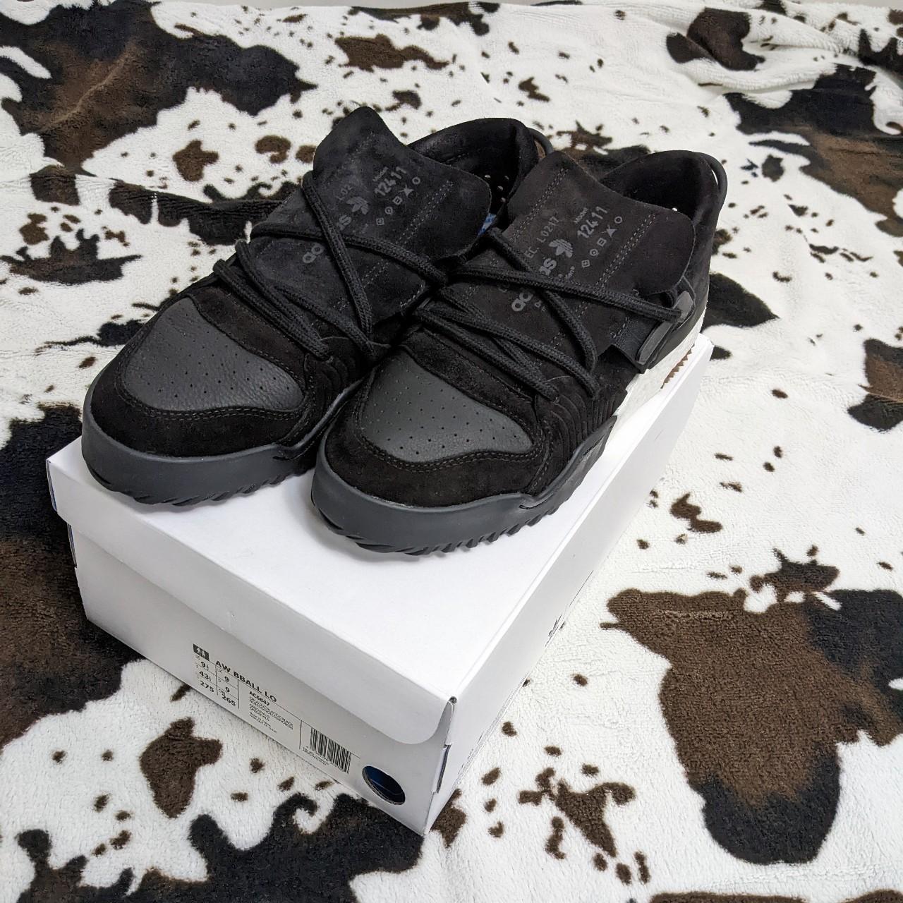 Adidas aw bball lo alexander wang white online