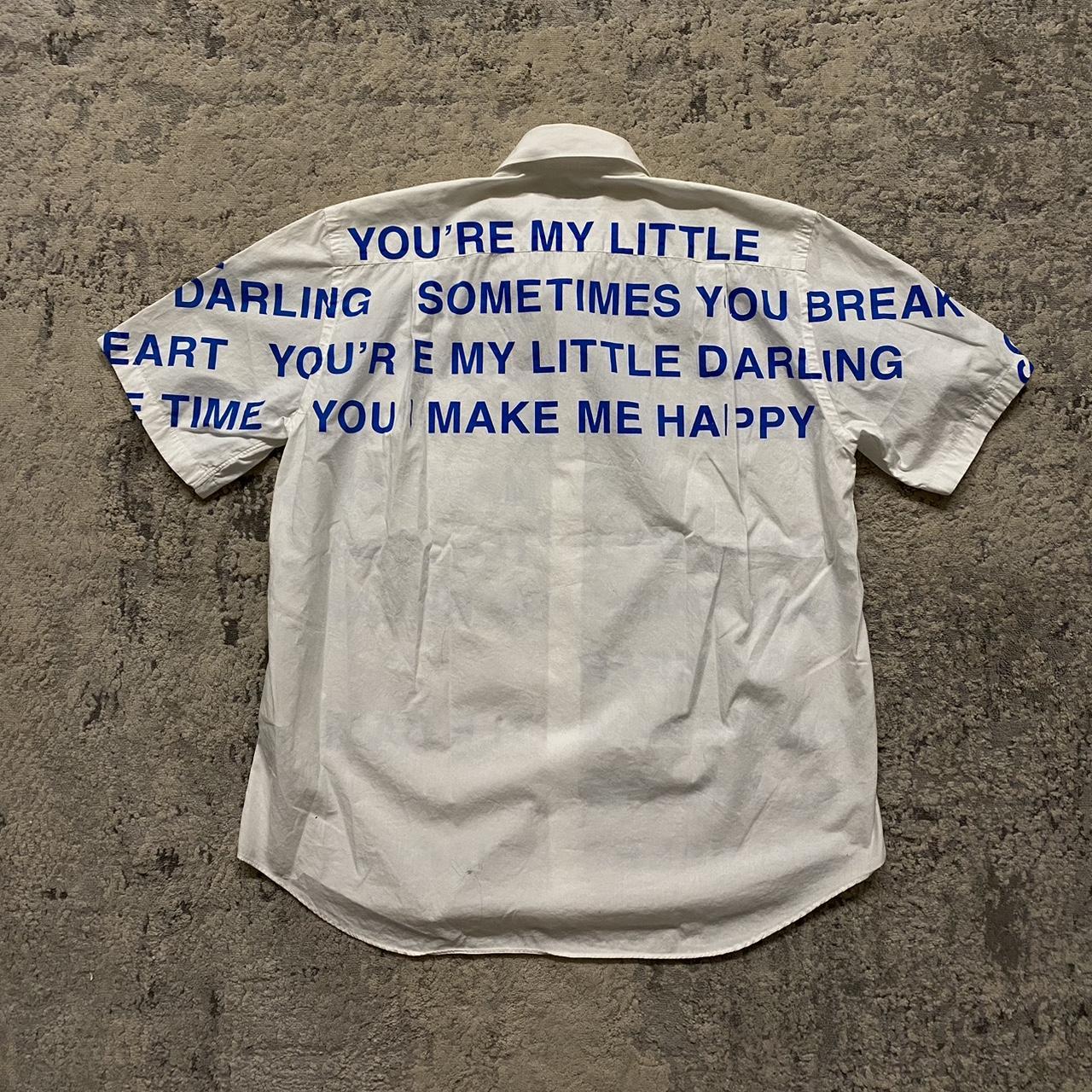 darling you're bad tシャツ Junya Watanabe Man SS02 Poem Button Up 