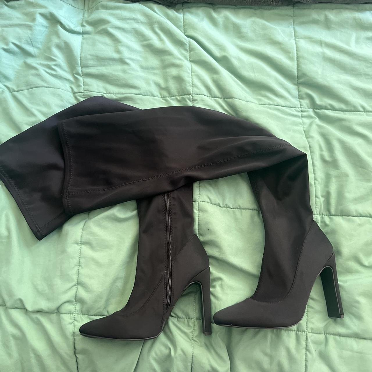 missguided thigh high boots