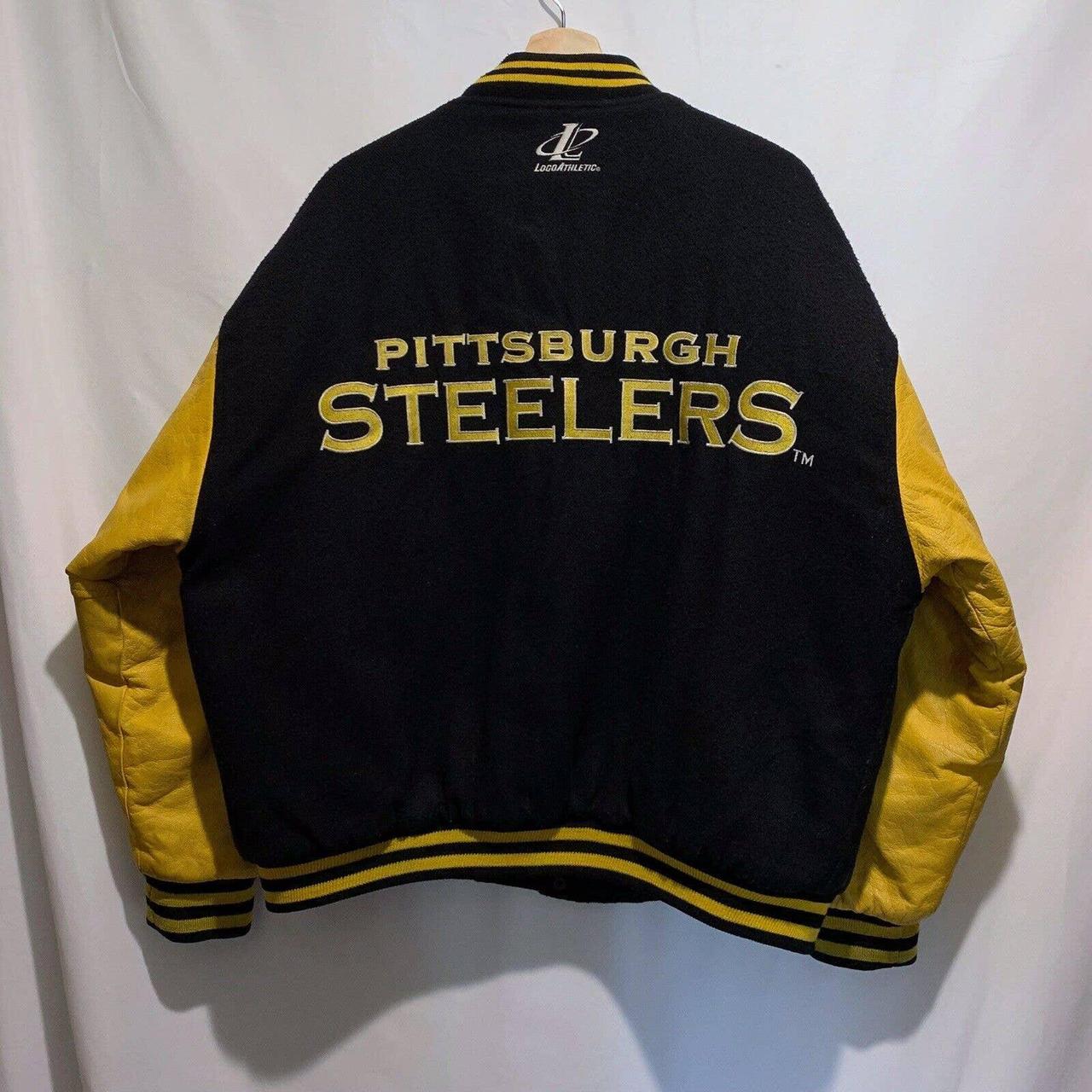 Men's Pittsburgh Steelers Varsity Jacket Size - Depop