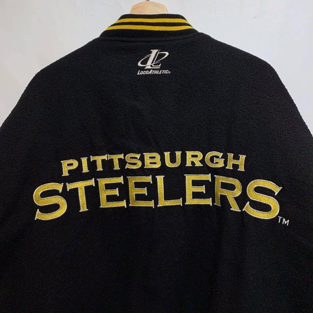 Men's Pittsburgh Steelers Varsity Jacket Size - Depop