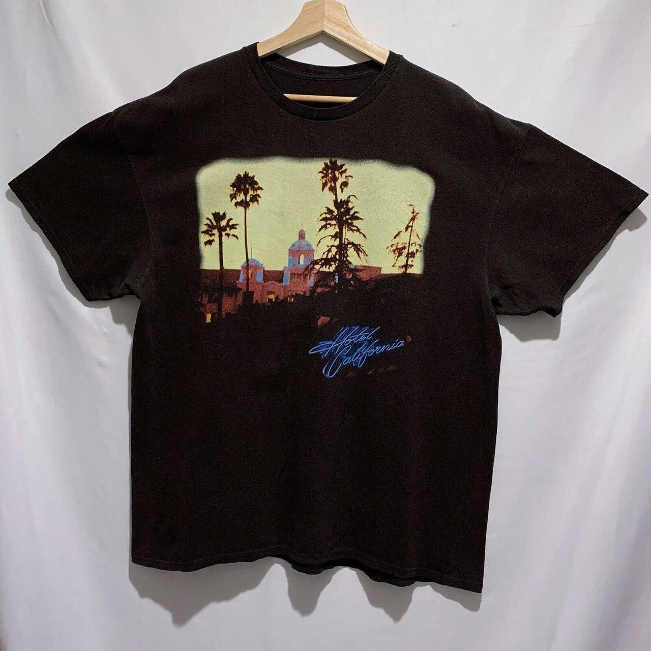 Retro Eagles Hotel California Band Rock Shirt