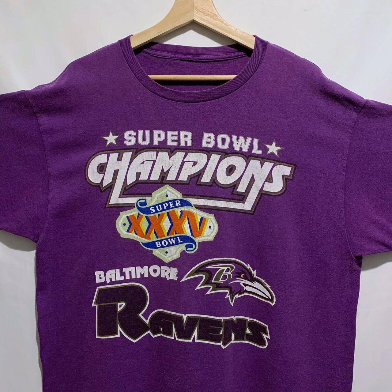 Vintage NFL Baltimore Ravens Super Bowl T Shirt