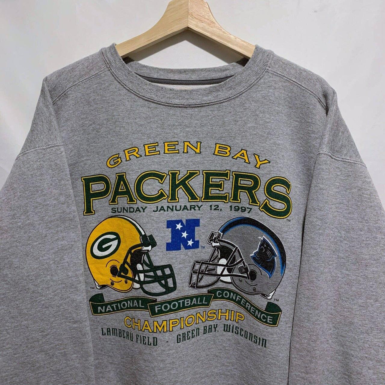 RARE Vintage 90s Packers Sweatshirt Green Bay Football NFL 