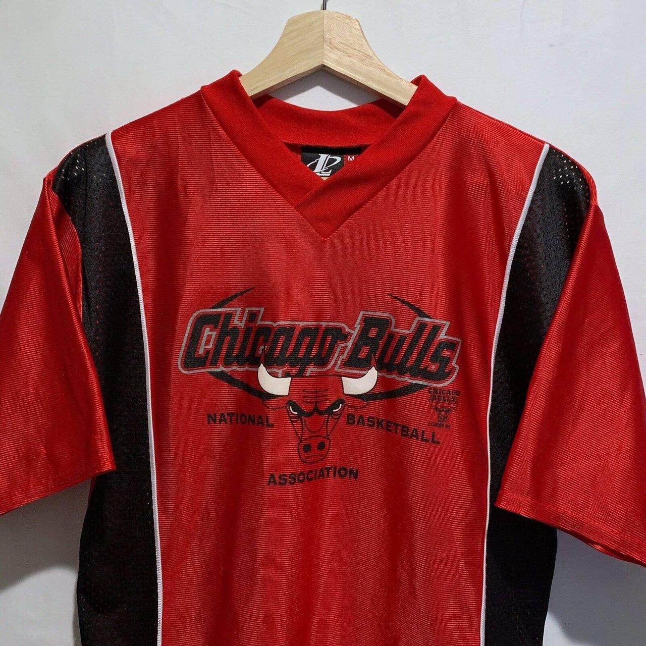 Vintage 90s Chicago Bulls Baseball Jersey Starter - Depop