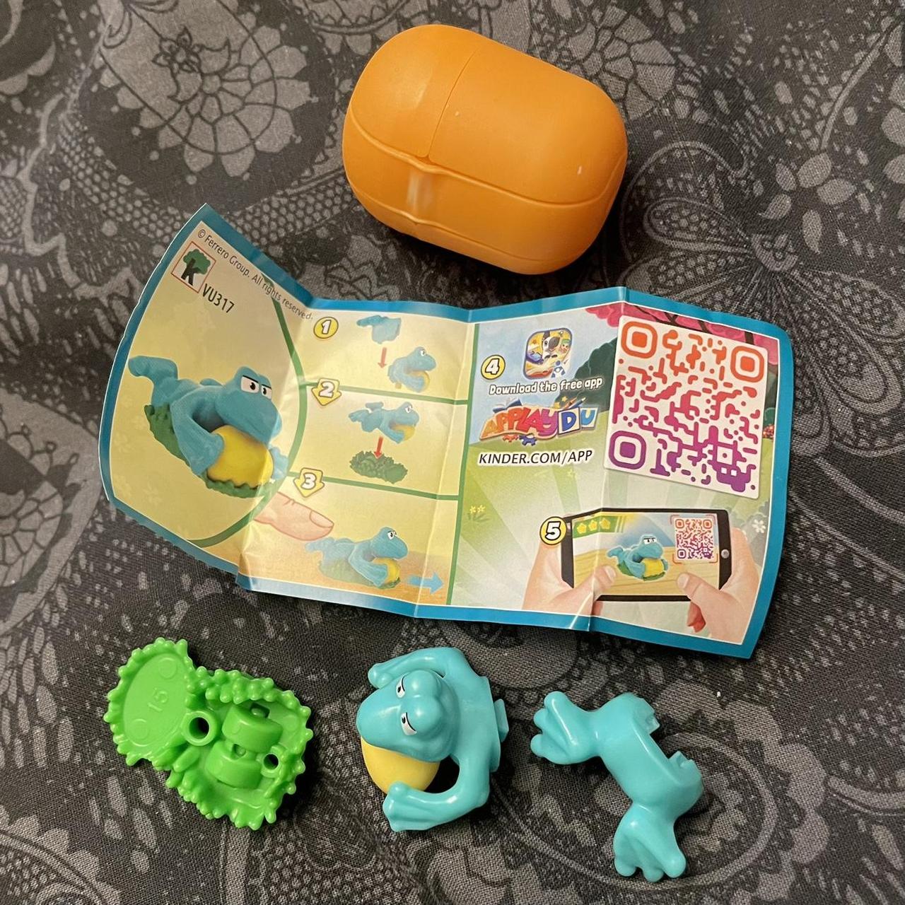 Kinder egg frog toy online