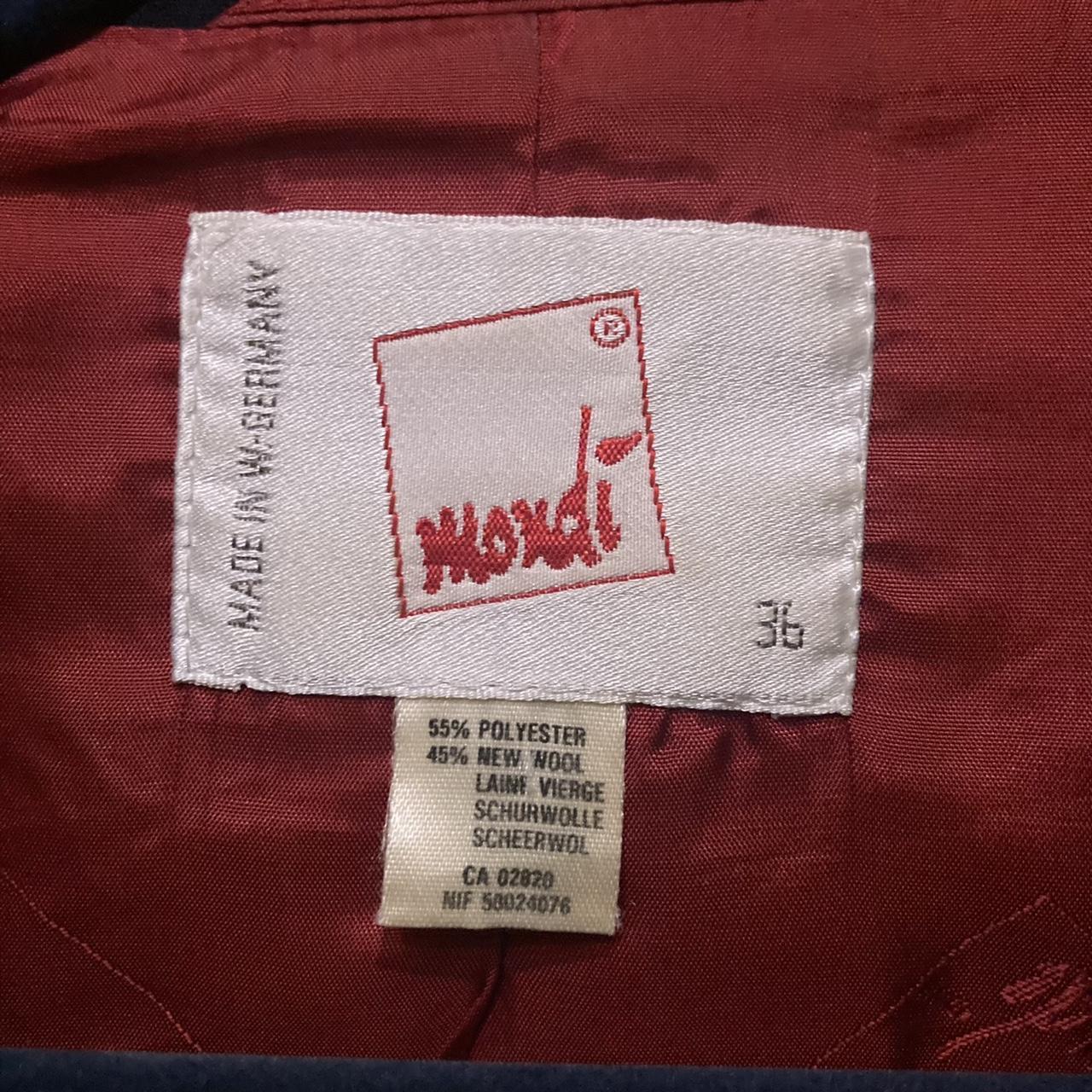 Vintage Mondi Cropped Military Jacket Made in West... - Depop