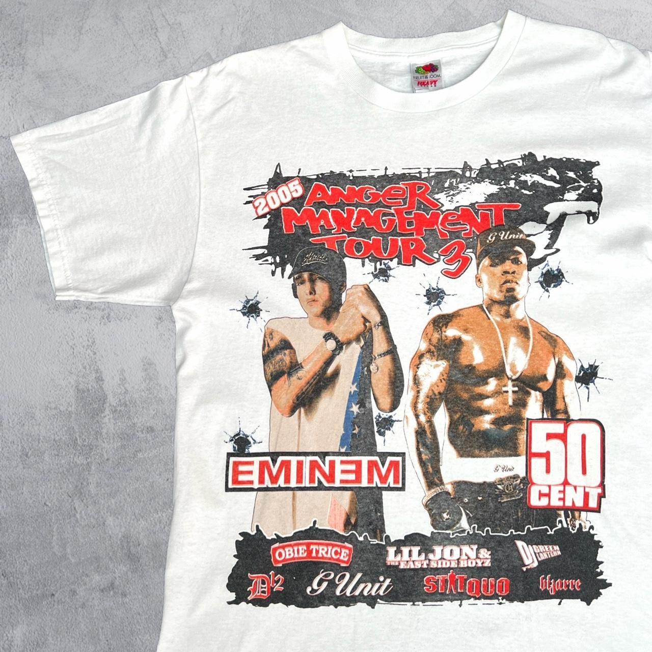The Anger Management Tour Tシャツ Eminem Vintage 00s Eminem Anger Management Tour 2002 Black T-shirt