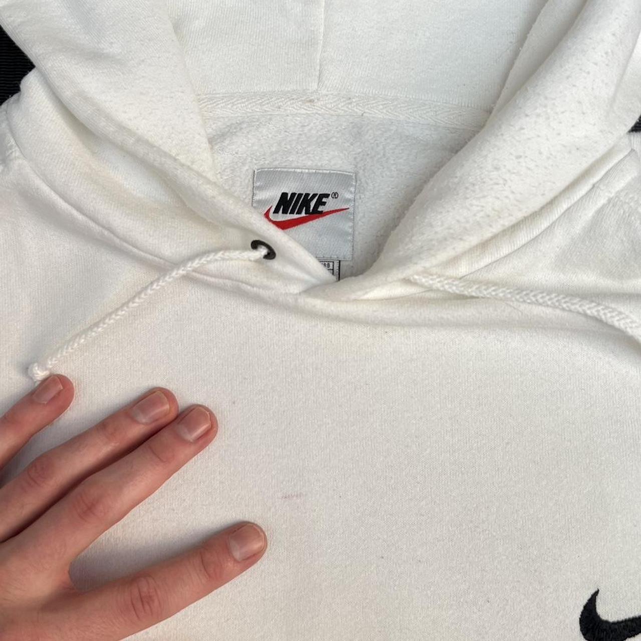 vintage nike white hoodie