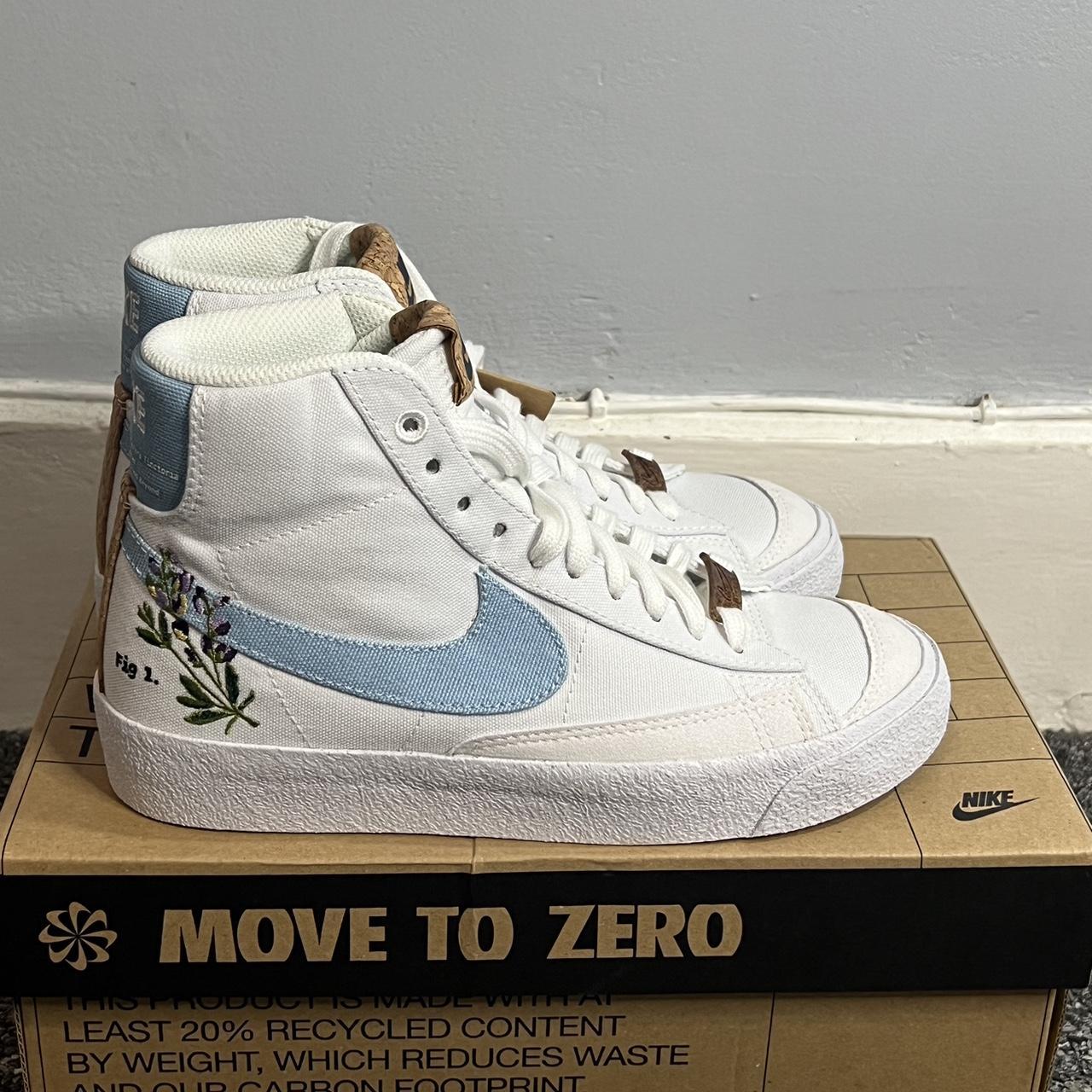 blazer mid 77 indigo nike floral collection