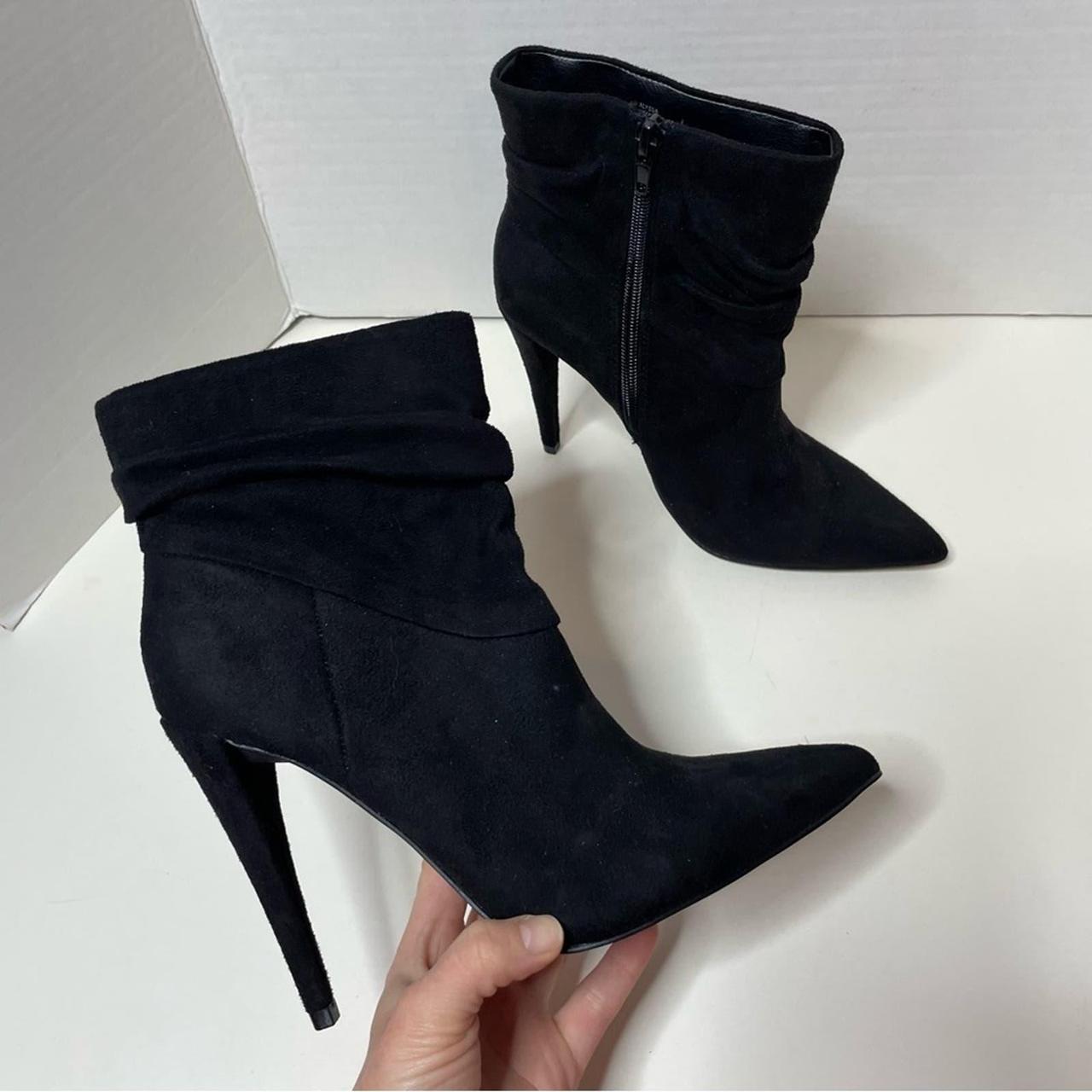 Shoedazzle black shop booties