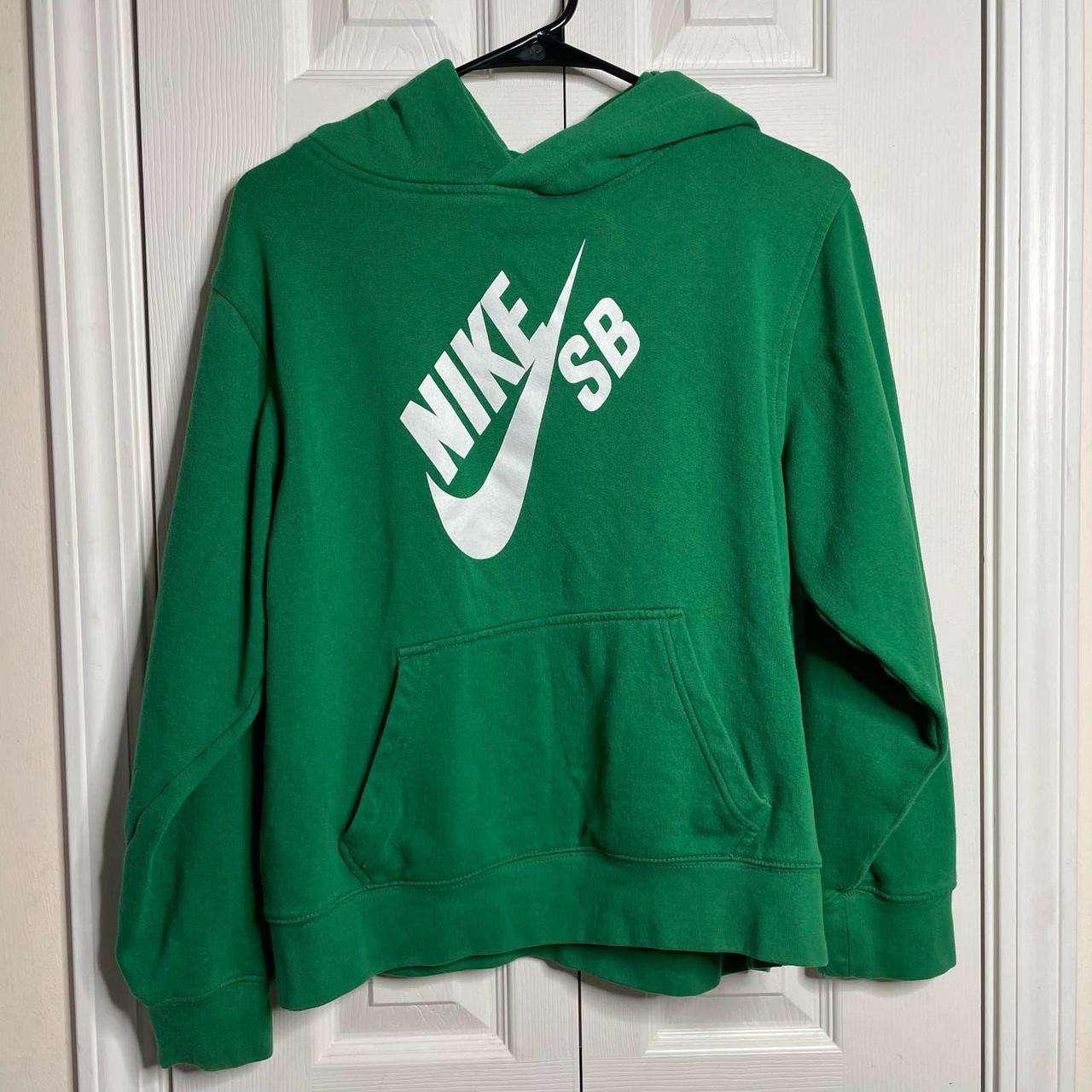 Nike sb green online hoodie