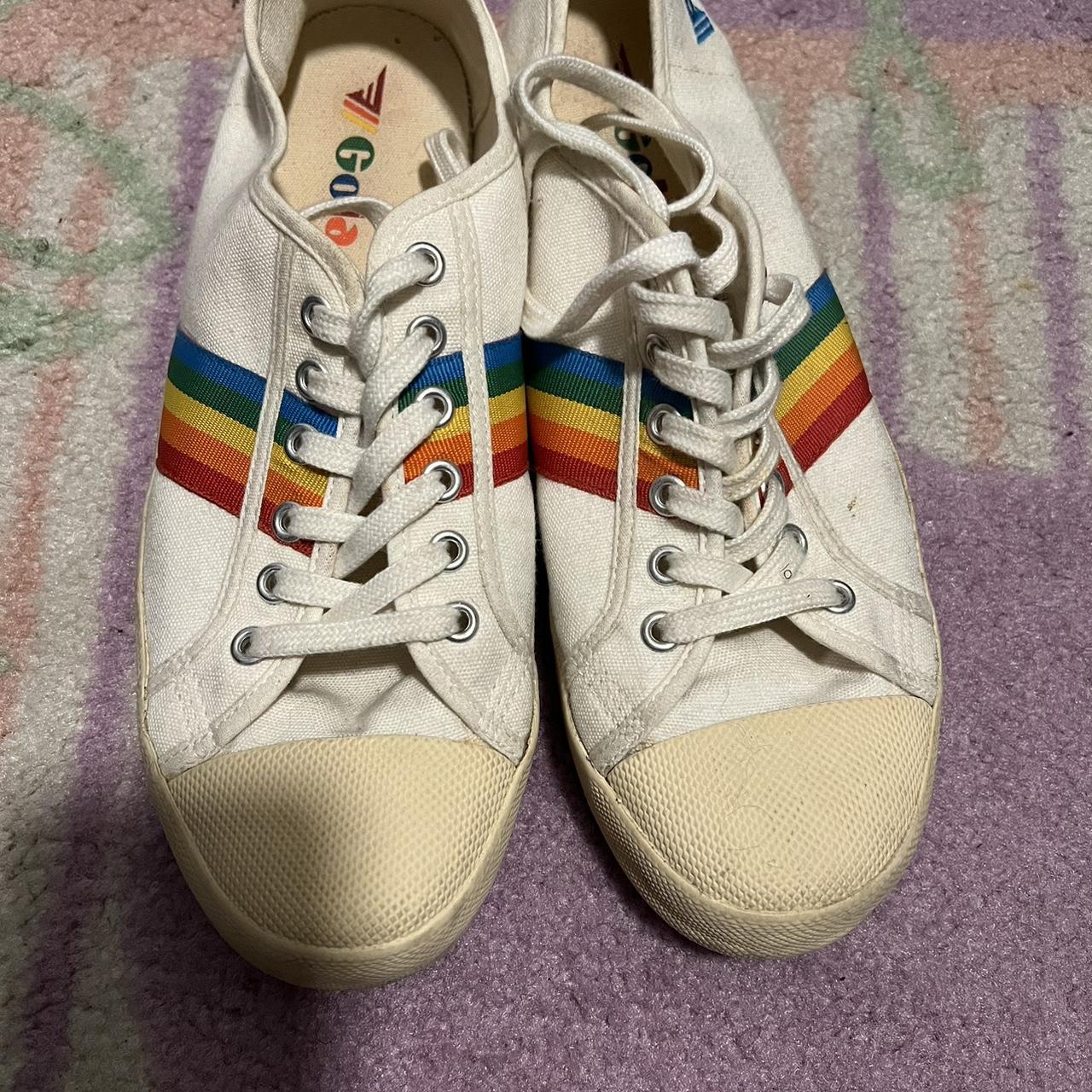 Gola rainbow stripe sneakers best sale