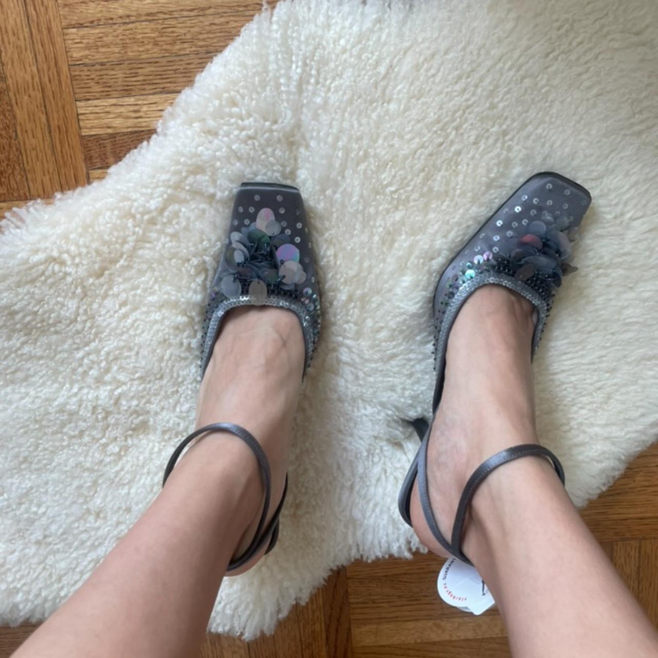 My vtg prada FW 1999 sequin heel collection 💖 Only | Depop