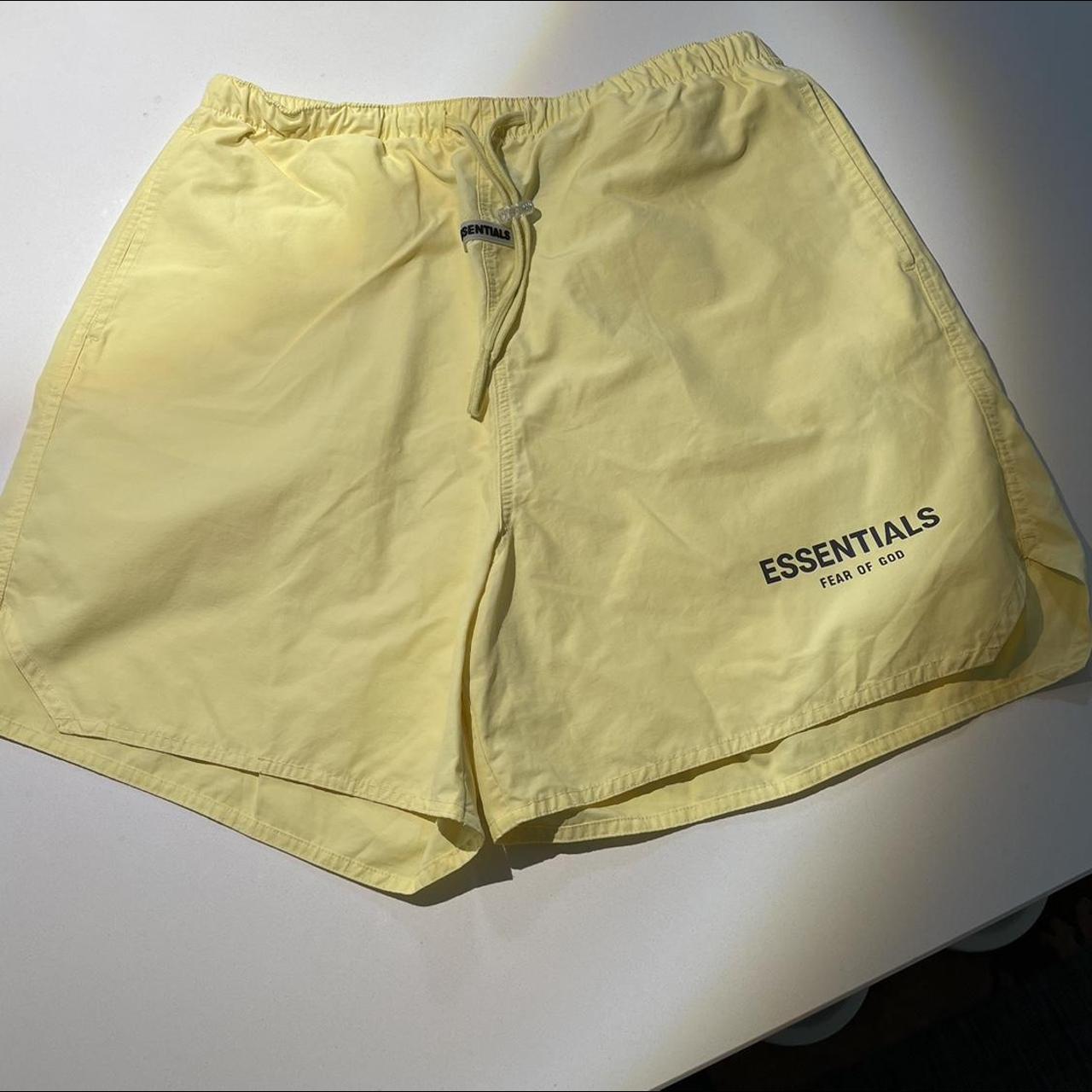 Fear of God Essentials yellow shorts. Bought from...