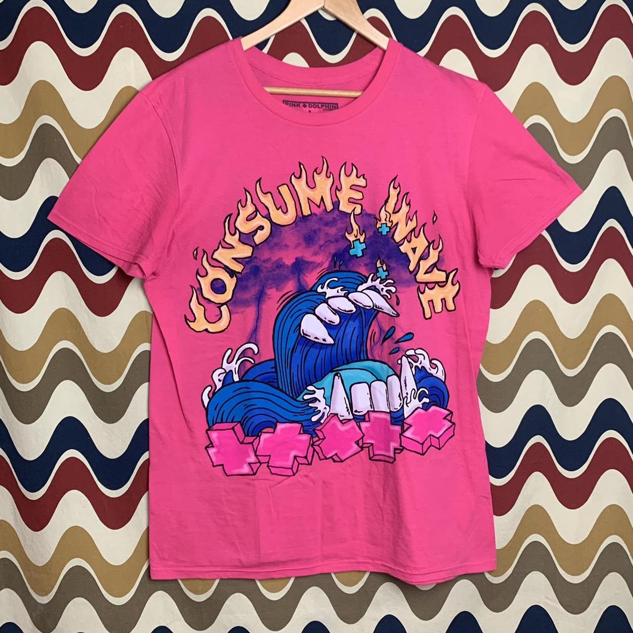 Pink Dolphin T Shirt Size large Good condition, | Depop