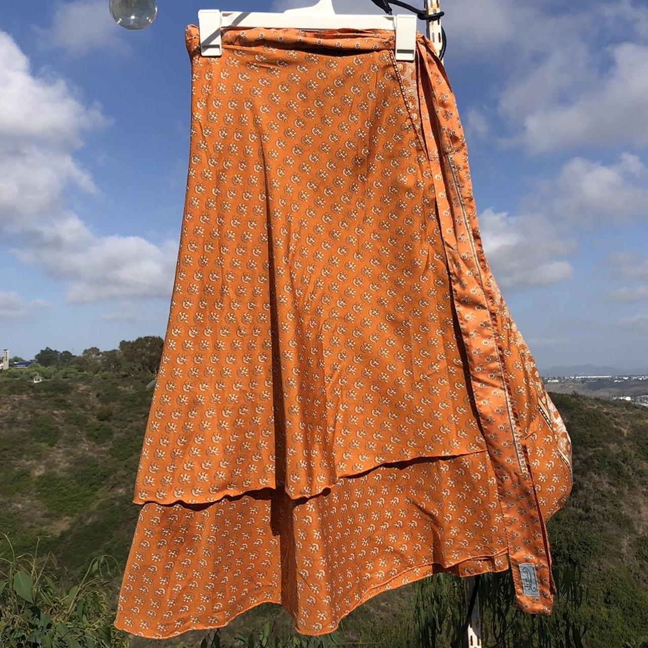 Iris Impressions Reversible Wrap Skirt With The Most Depop 5380