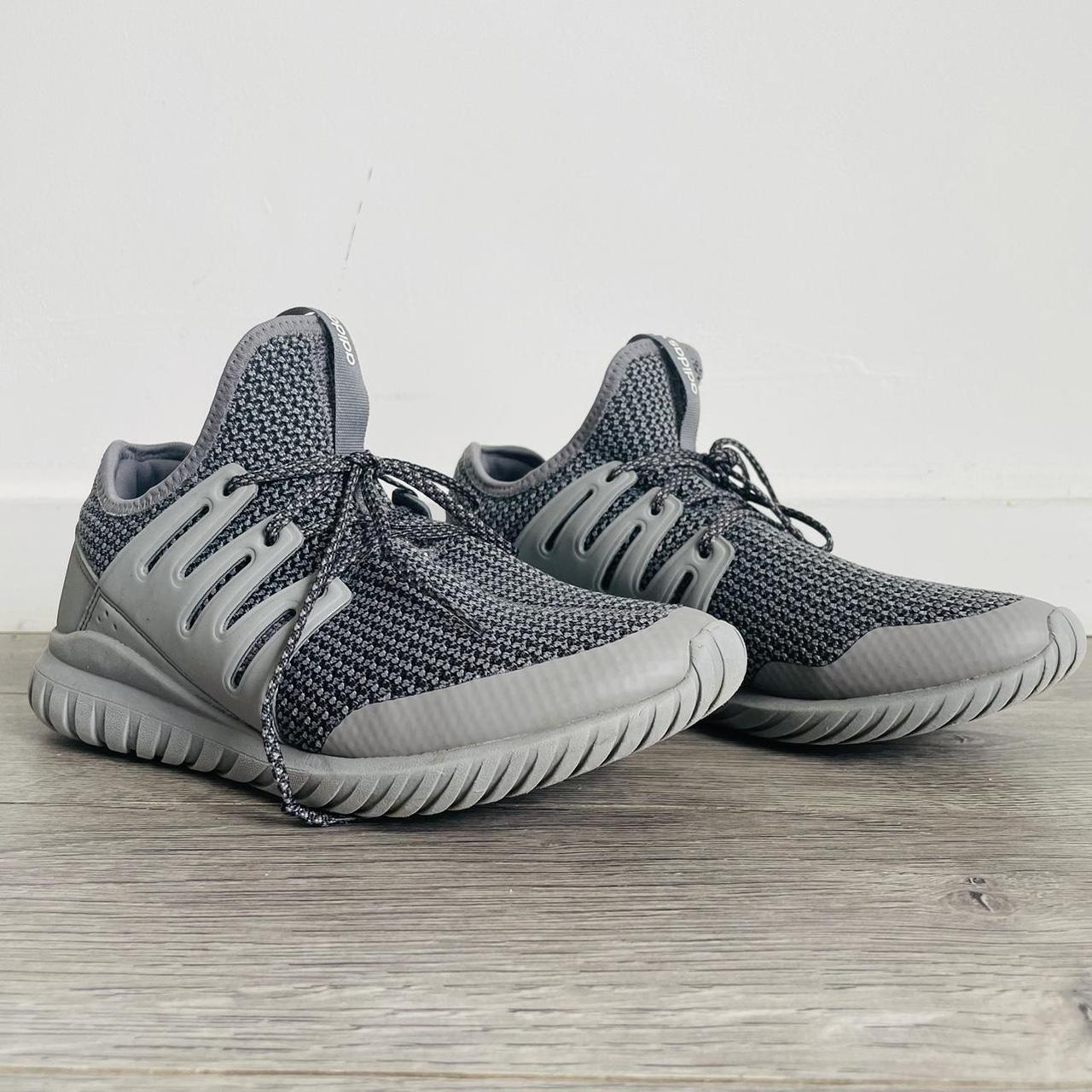 Adidas Originals Tubular Radial J Grey Trainers Depop