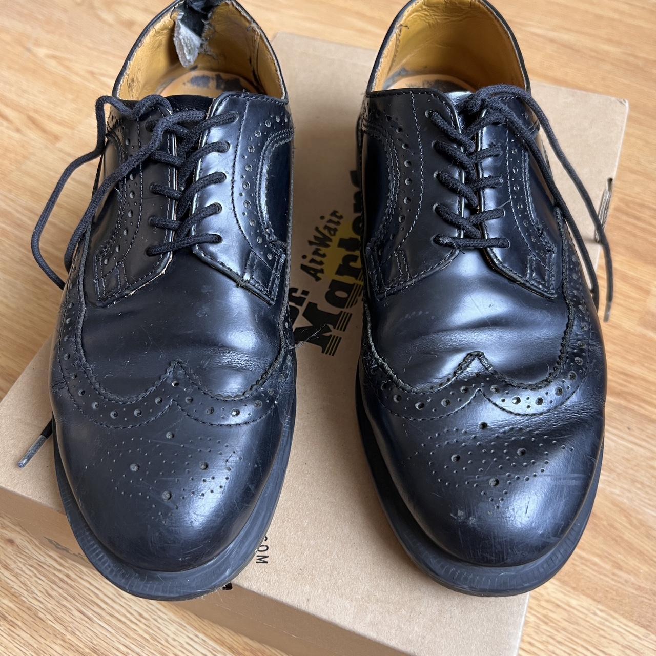 Dr Martens Leather Brogue Shoes Size 6 In used