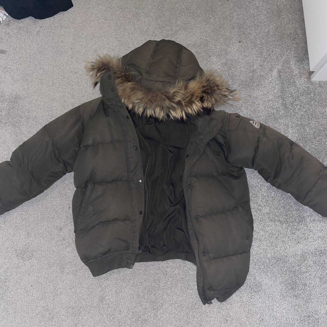 Khaki Pyrenex coat, Great condition, just has