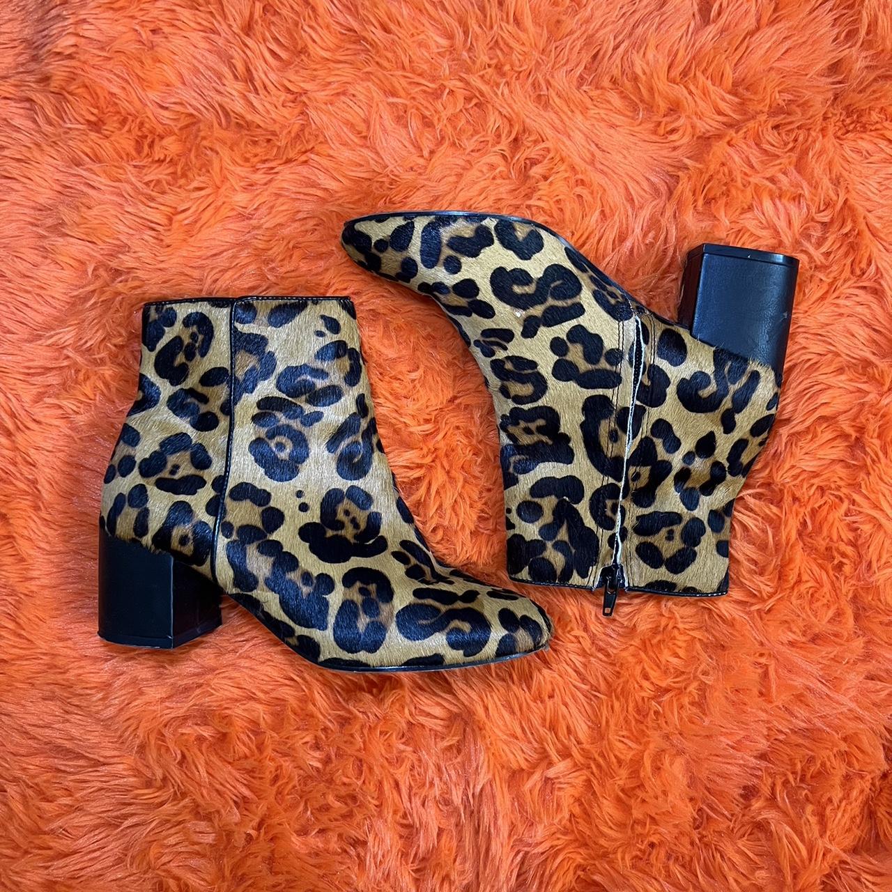 Urban outfitters leopard outlet boots