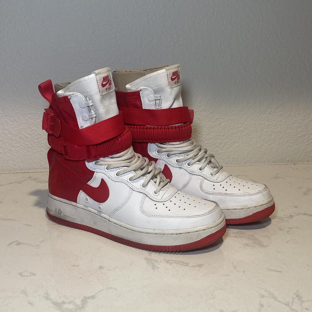 Nike Men's Sneakers Red/White US – Nike SF Air Force