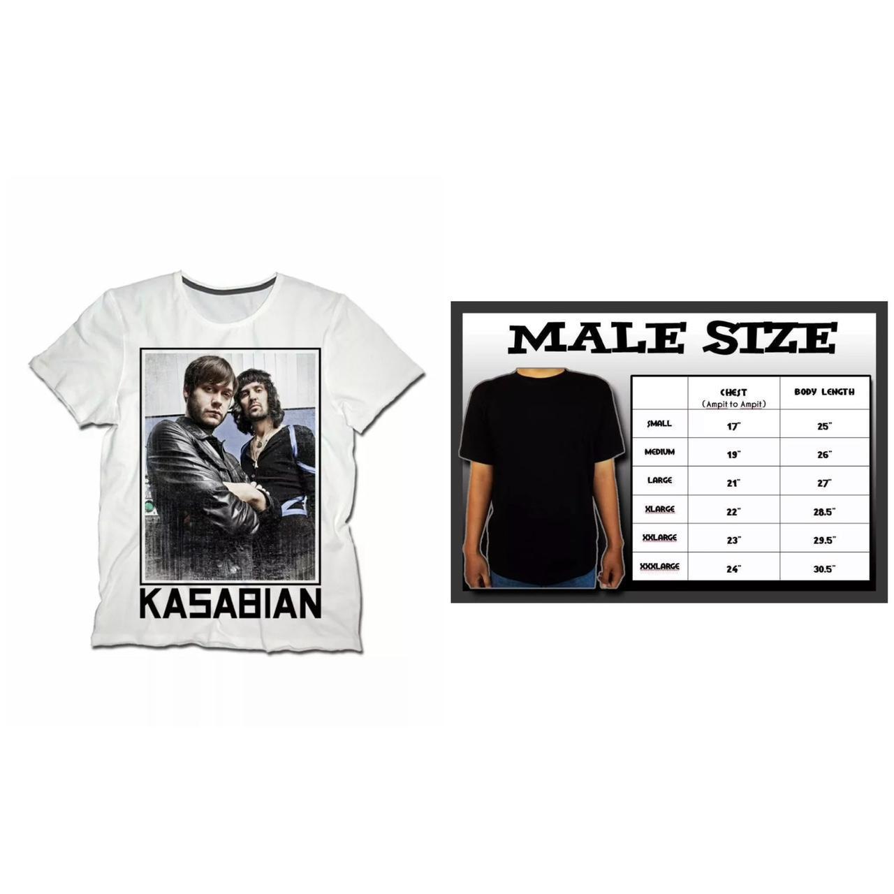 Kasabian amplified official merch indie rockband... - Depop
