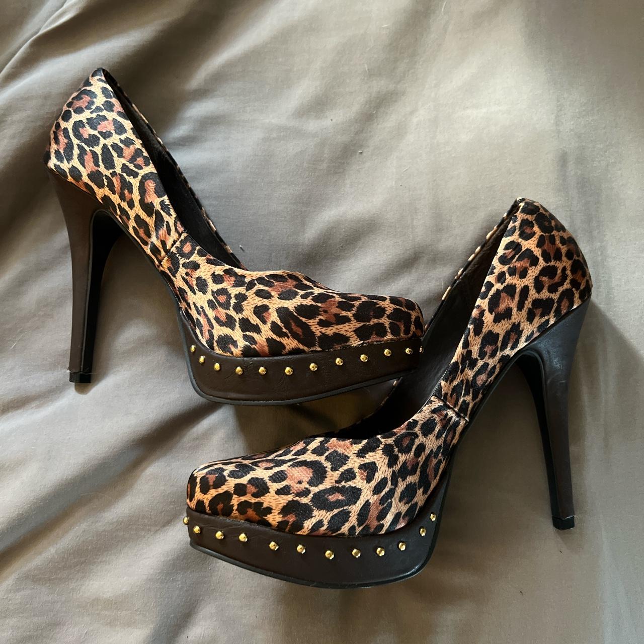 Qupid cheetah heels online