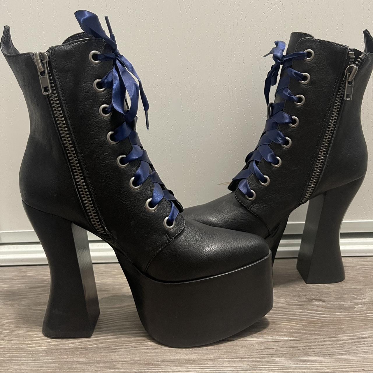 Dolls Kill Women's Boots Depop