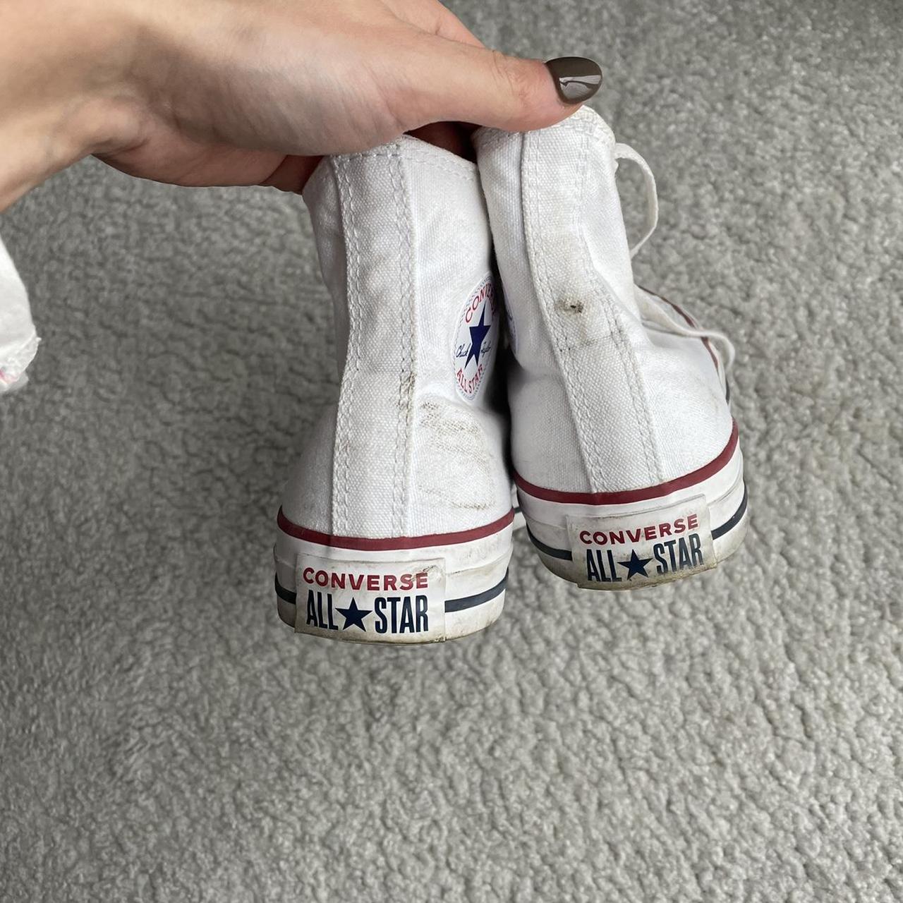 white converse size 4
