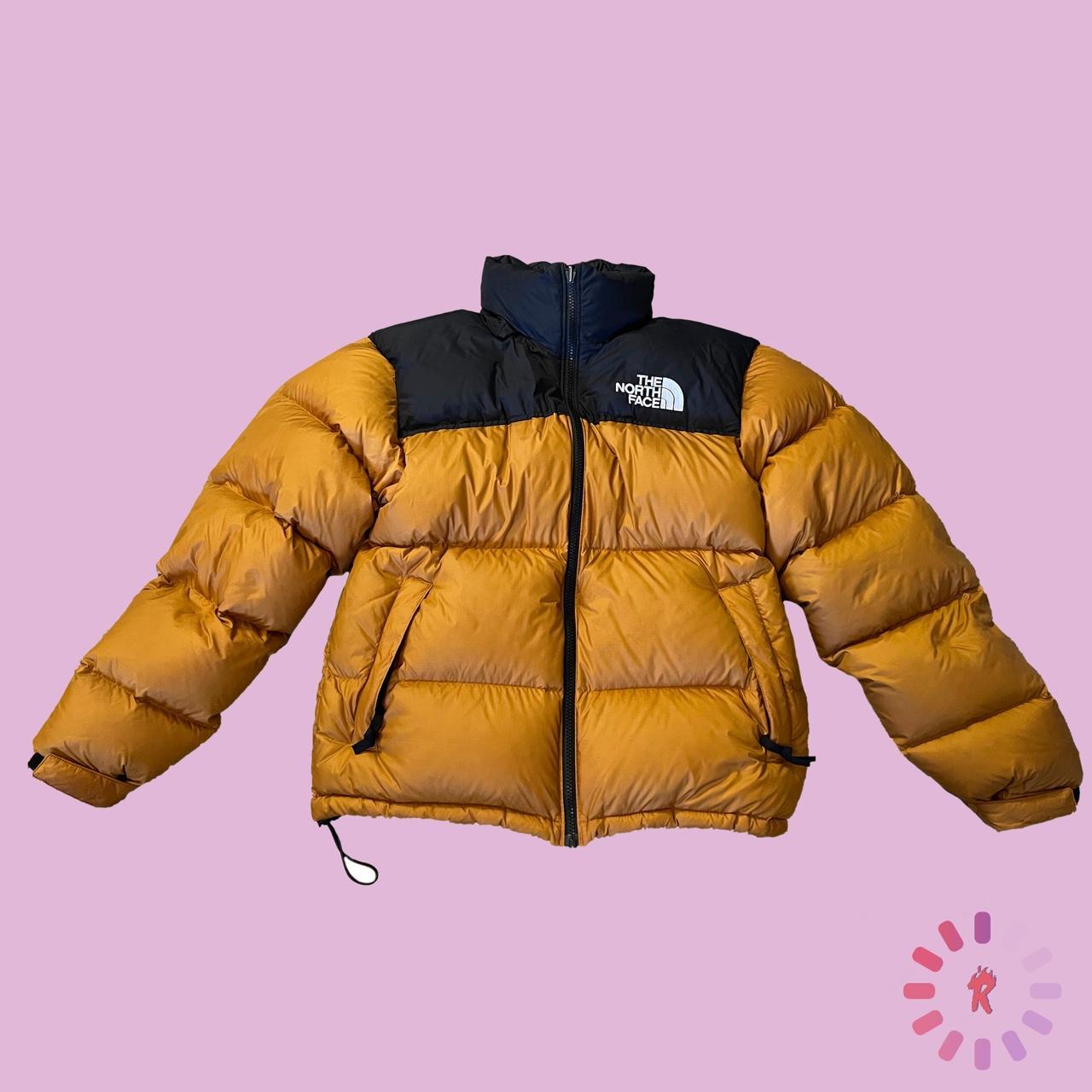 1996 retro nuptse discount jacket timber tan