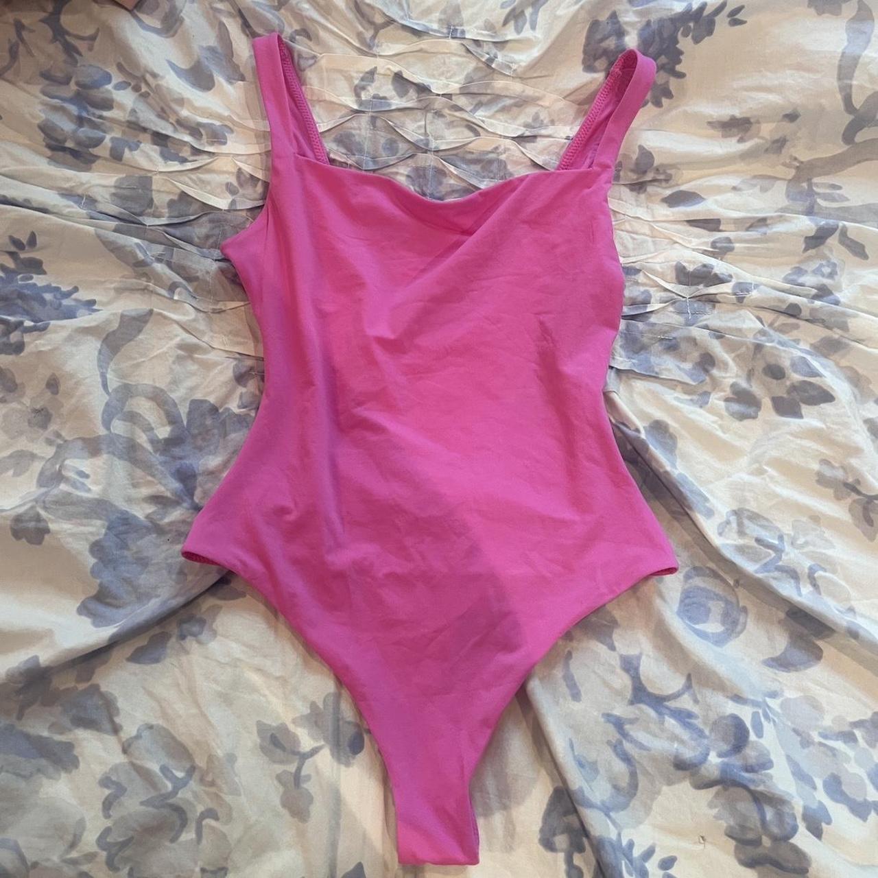 Skims Neon Orchid Square Neck Bodysuit shops