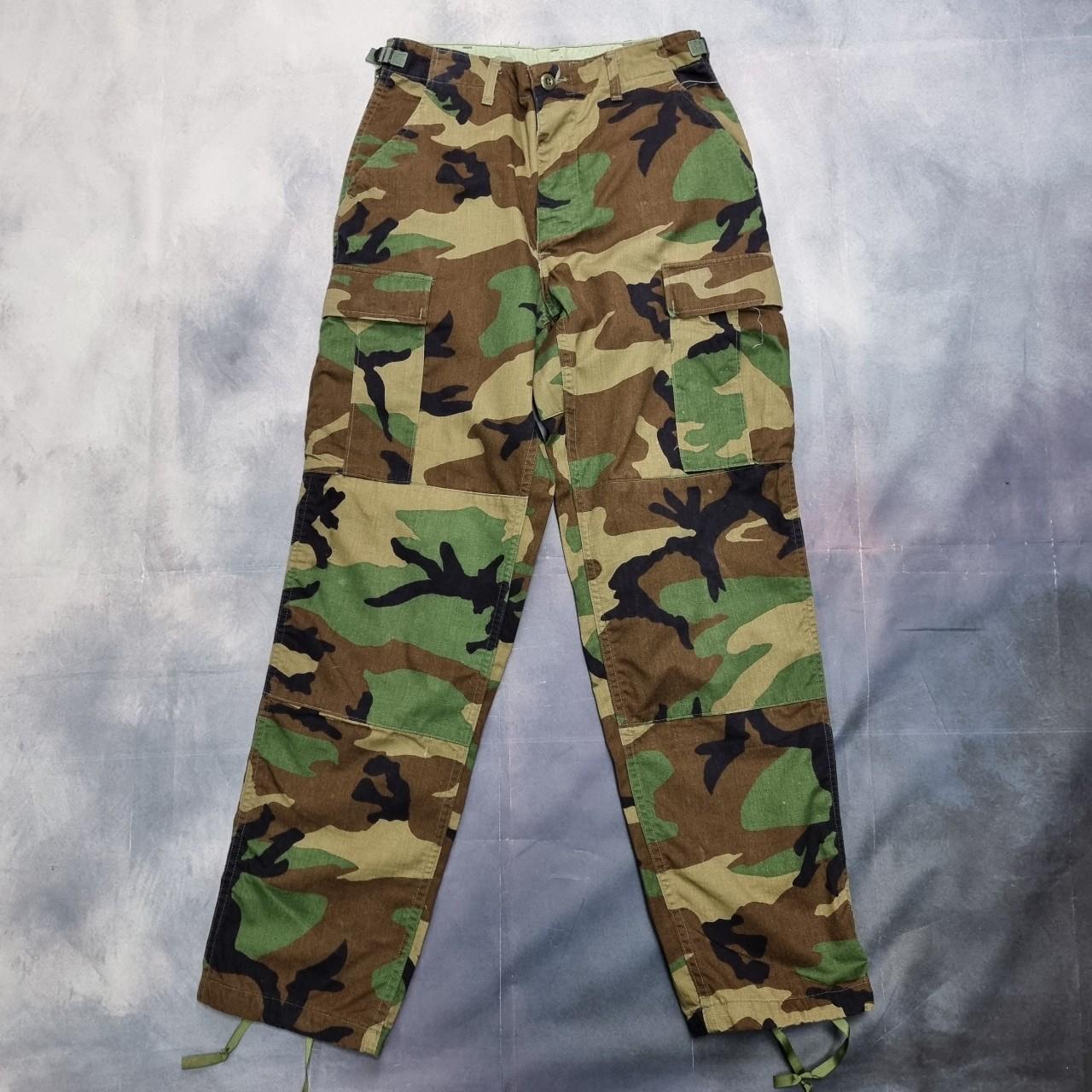 Vintage 1994 US Army issued woodland camouflage... - Depop