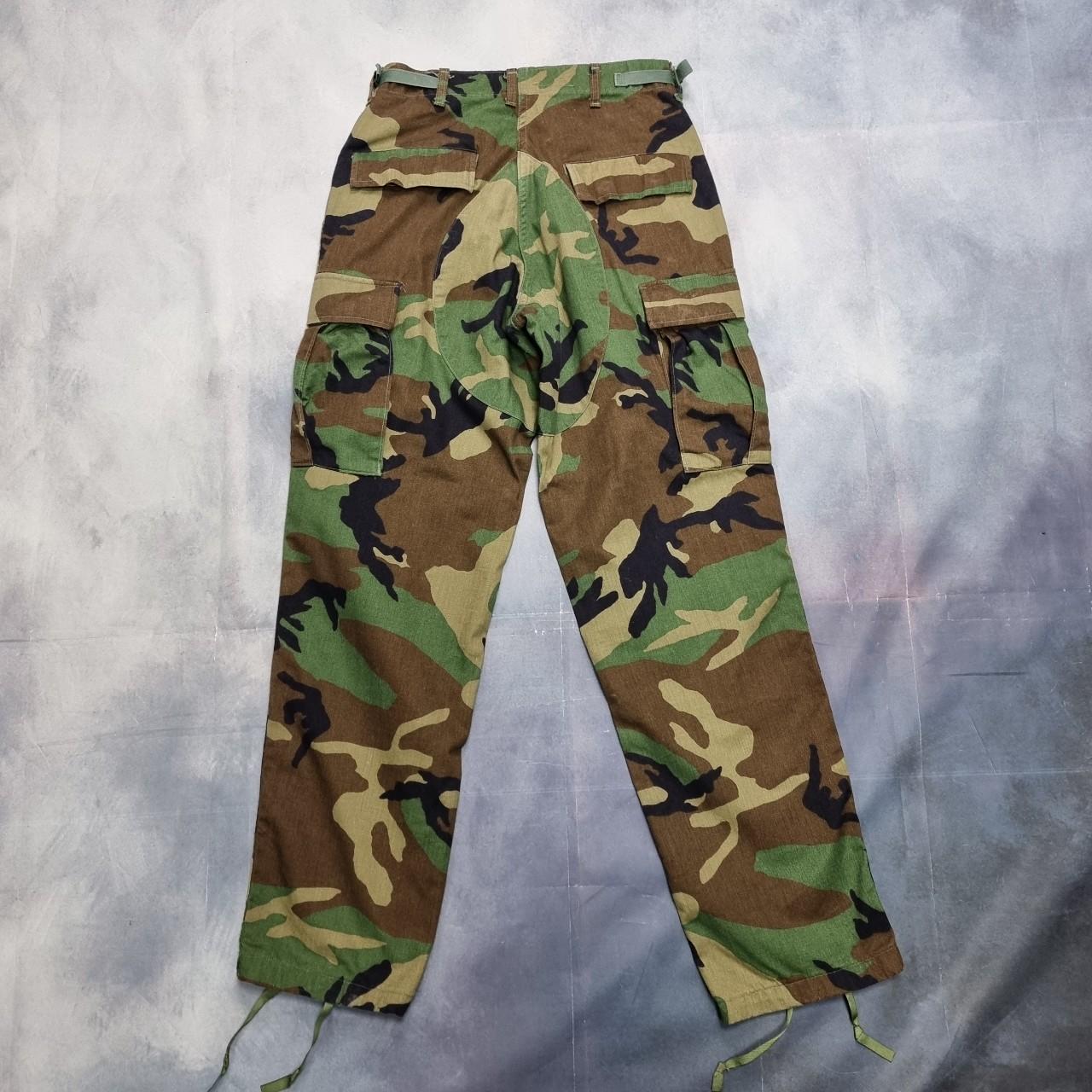 Vintage 1994 US Army issued woodland camouflage... - Depop