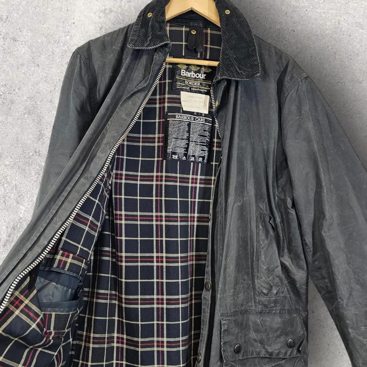 Vintage 1988 Barbour Border waxed wax country Coat...