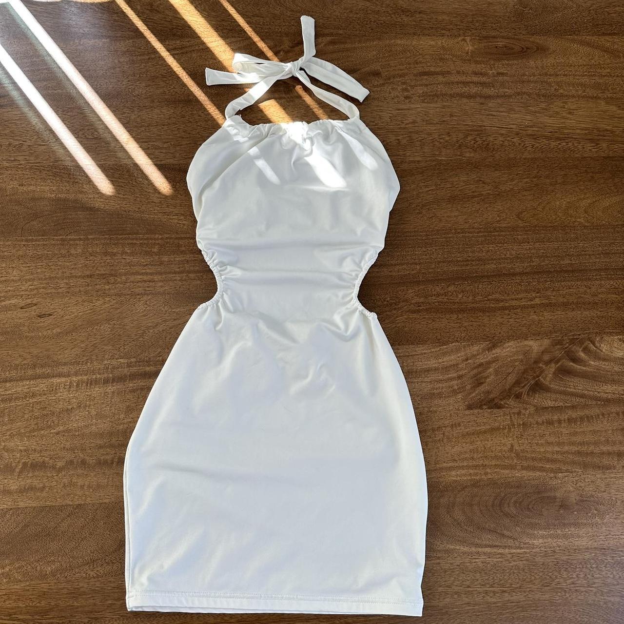 Beginning boutique deals white dress