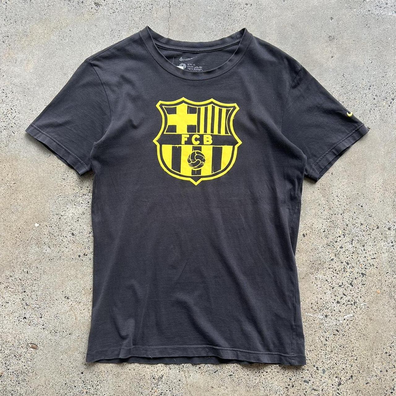 Vintage FC Barcelona Tee Shirt Super sick prints... - Depop