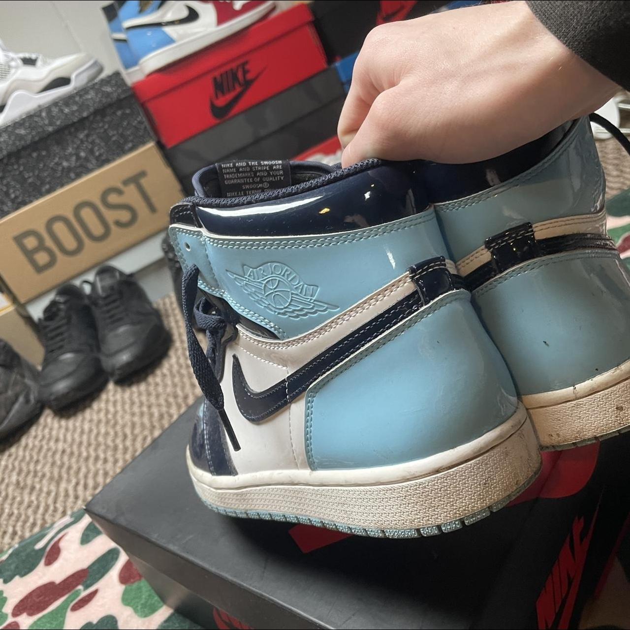 nike air jordan 1 patent blue