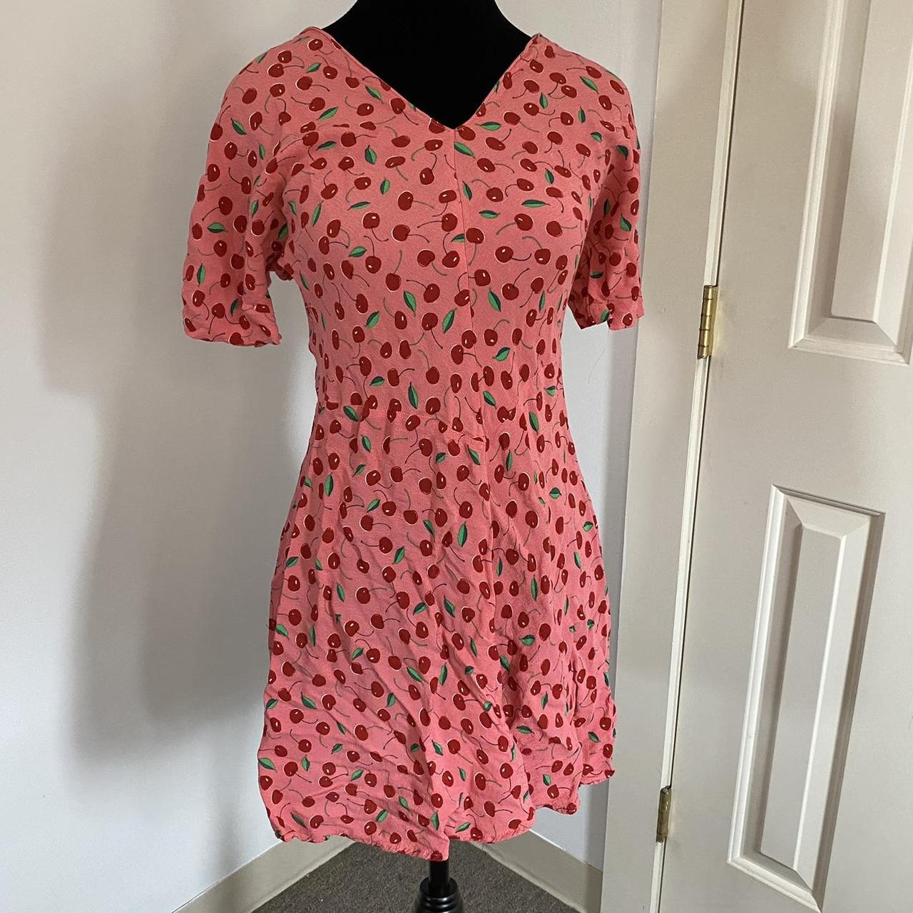 Cherry dress zara best sale