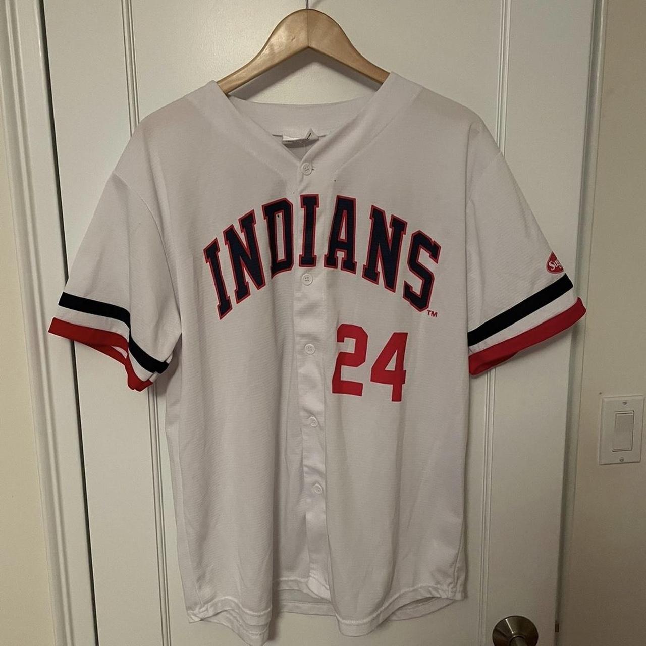 Vintage Cleveland Indians Jersey by Stater - Depop