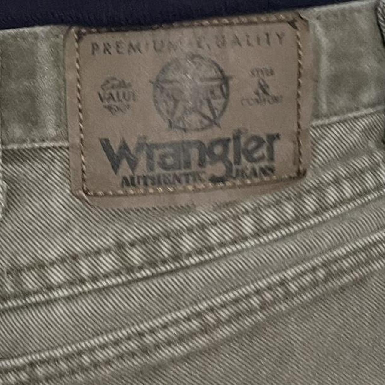 Wrangler Men's Khaki Trousers | Depop