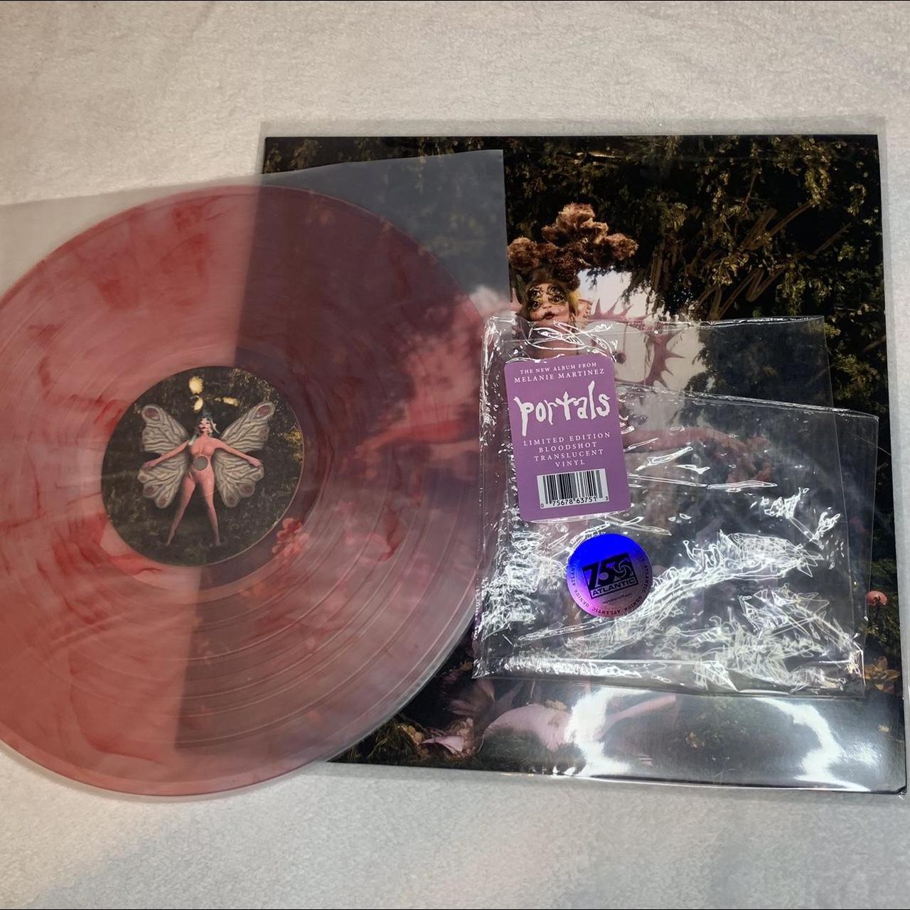 Melanie Martinez “Portals” Signed Bloodshot Vinyl... - Depop