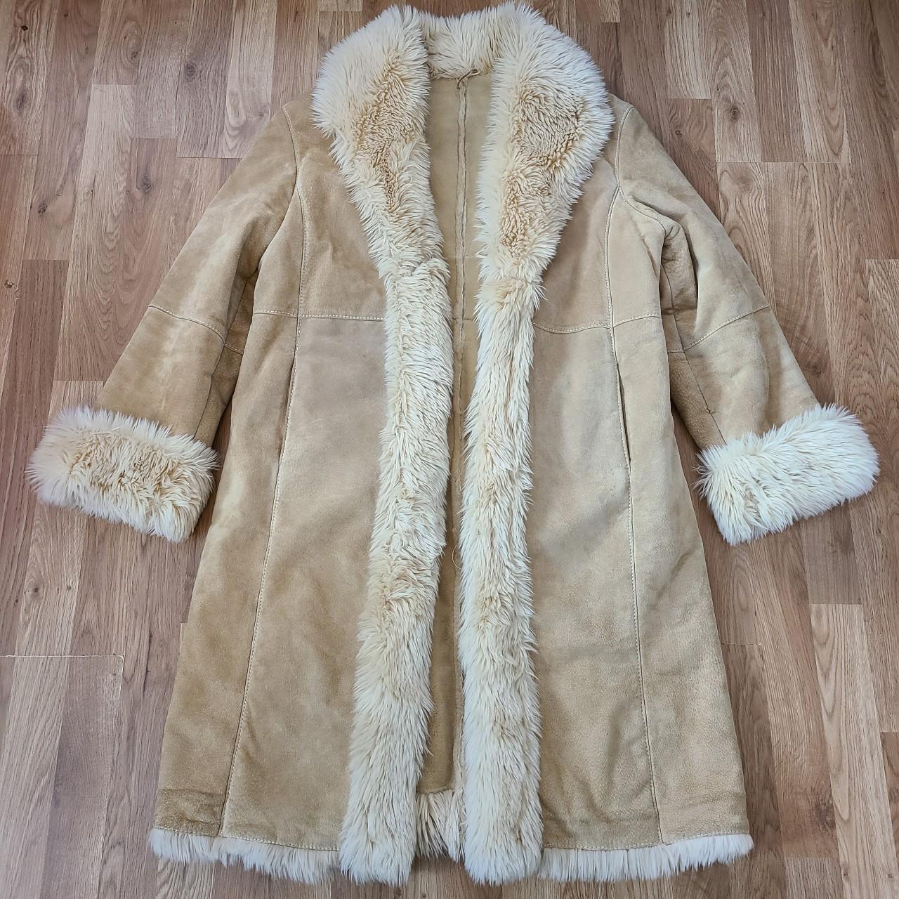 Wilson's leather Penny lane coat. Size large. Light... - Depop