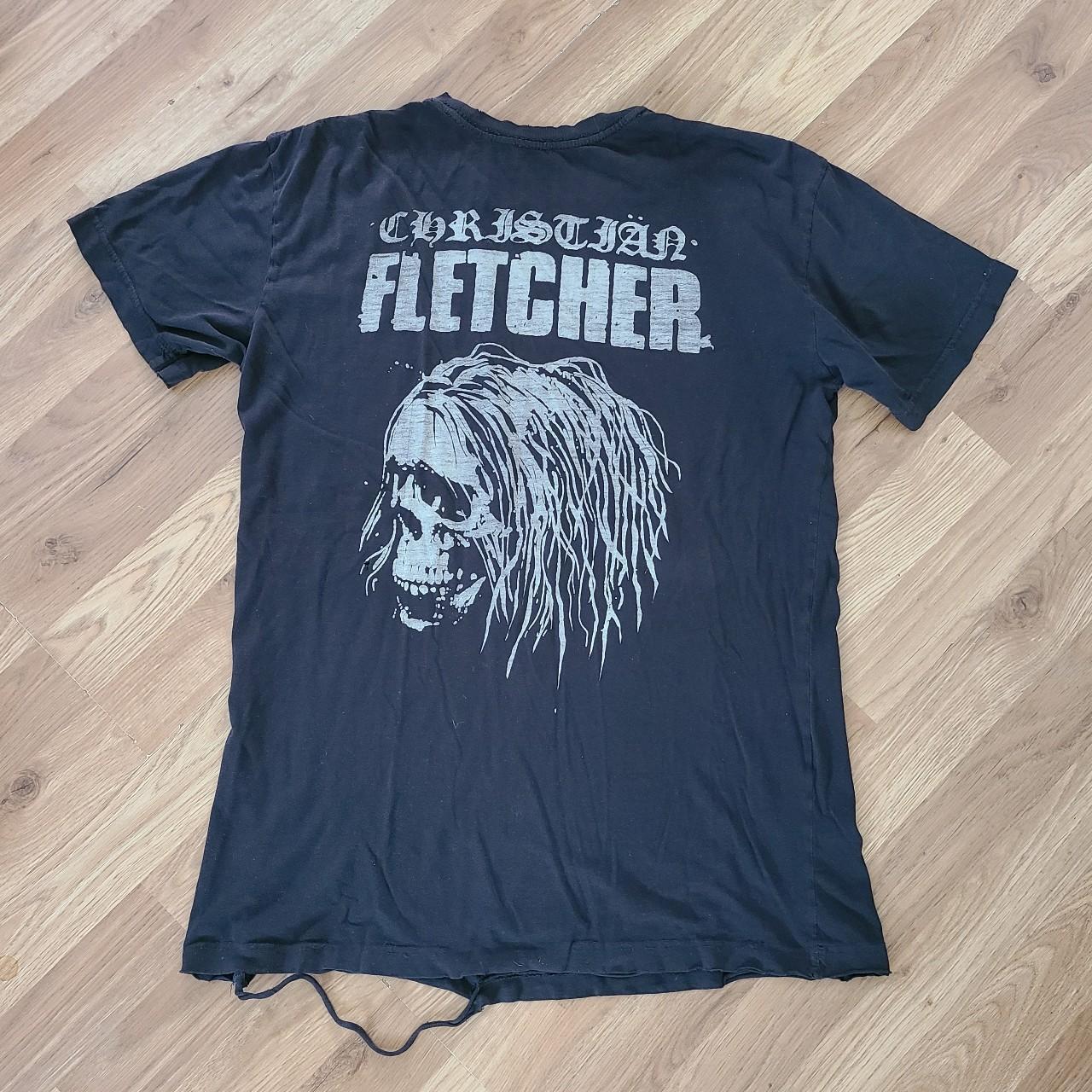 Thrashed tshirt. Christian fletcher tshirt. Size... Depop
